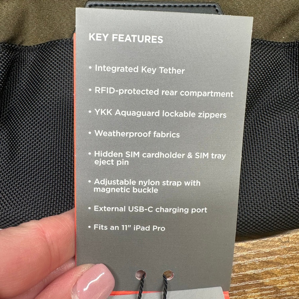 NEW Alpaka Bravo X Sling V2 Army Green Axogrid 300D Tech Bag Travel Business - Picture 4 of 13